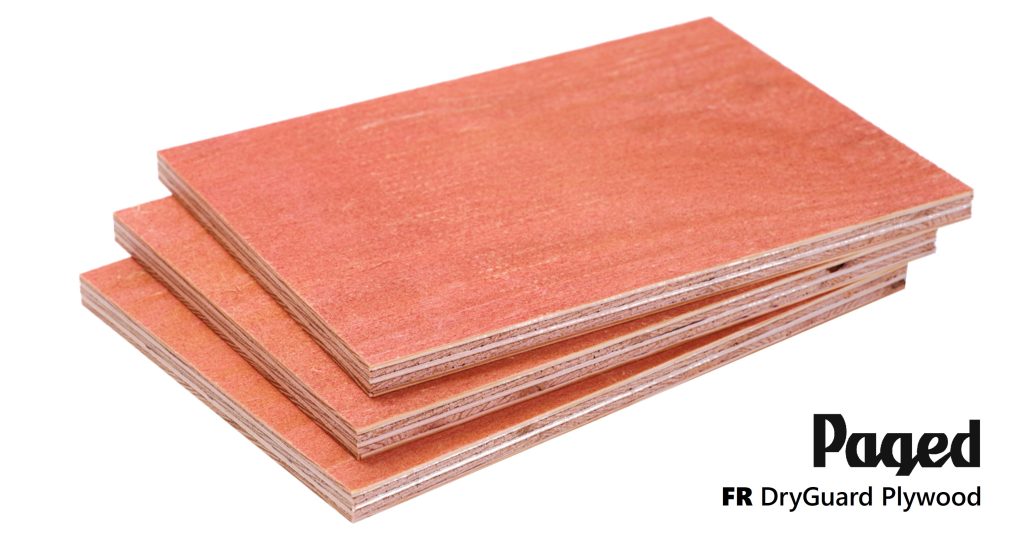 An image of Paged FR DryGuard Plywood