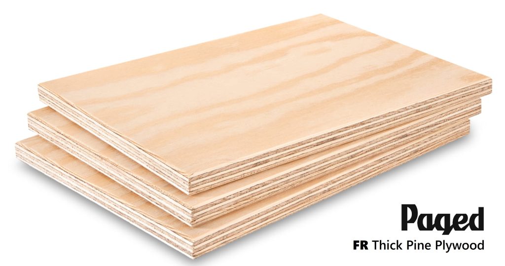 An image of Paged FR Pine Plywood